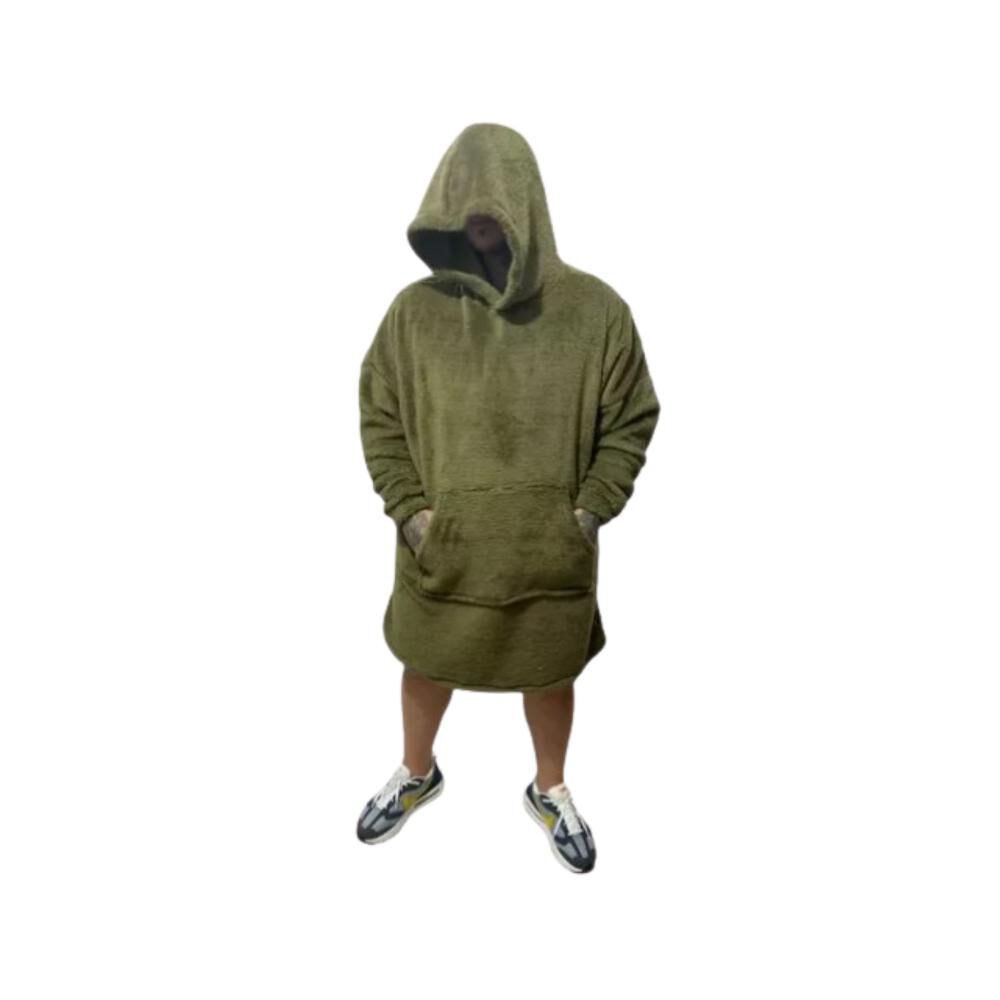 Poleron Felpa Con Capucha Manta Polar Bata Frazada Inviern image number 17.0