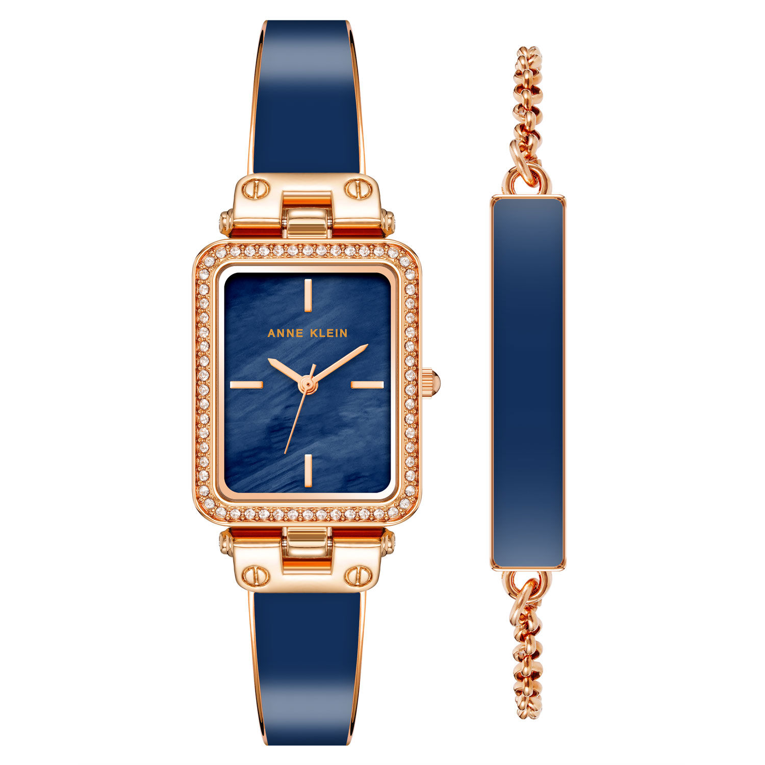 Reloj Azul Anne Klein Mujer Ak/3898nvst image number 0.0