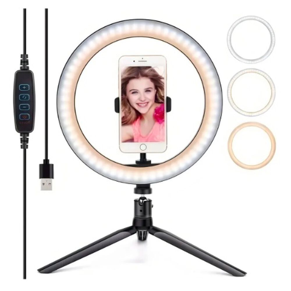 Anillo Aro Luz Led Con Tr&iacute;pode image number 3.0