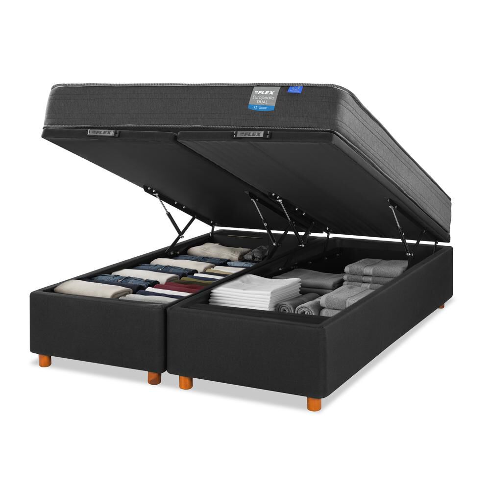 Cama Ba&uacute;l Flex Europedic Dual / 2 Plazas / Base Dividida image number 0.0