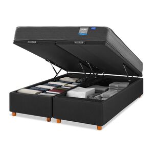 Cama Ba&uacute;l Flex Europedic Dual / 2 Plazas / Base Dividida