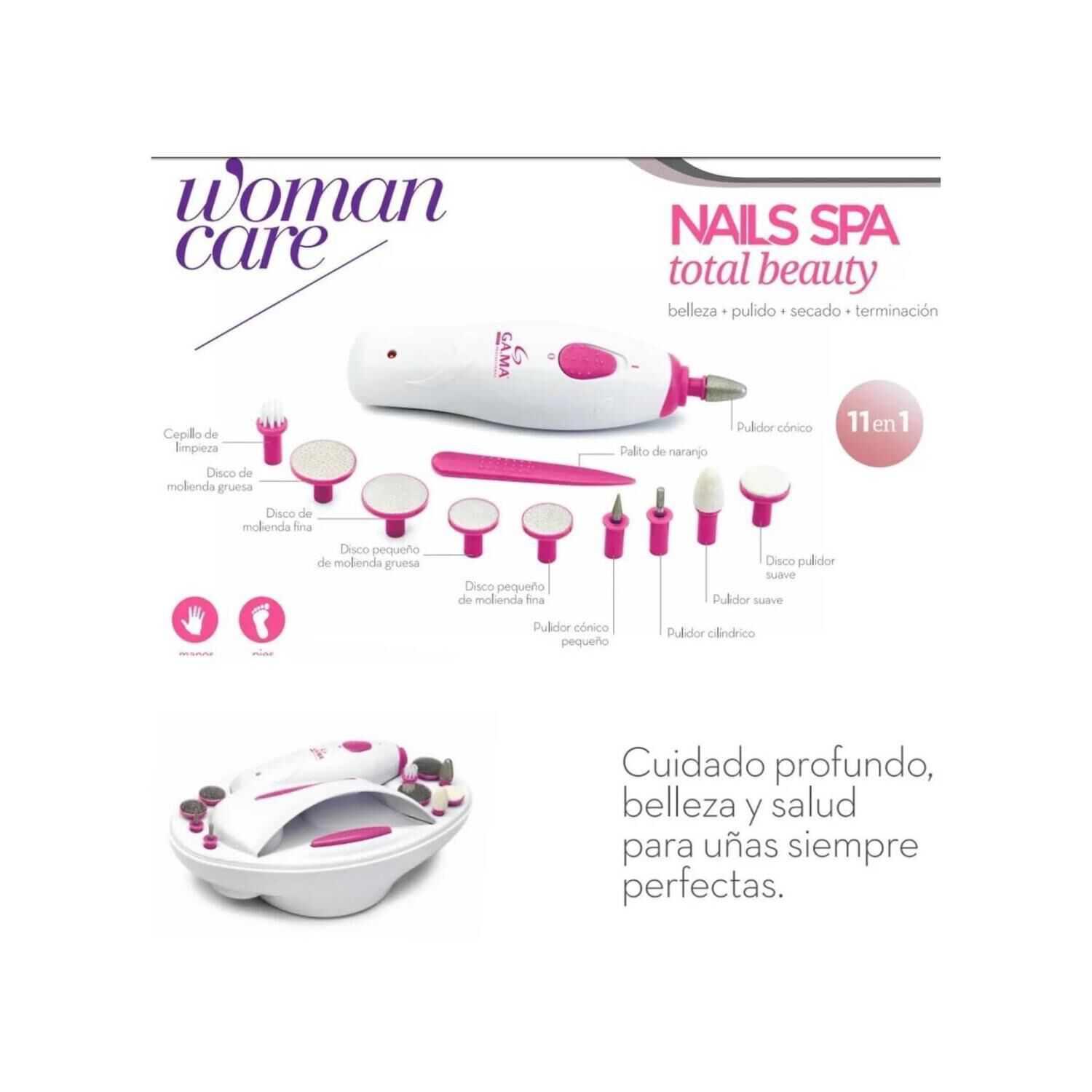 Set De Manicure 11 Accesorios Blanco Nail Spa Bvt Gama image number 1.0