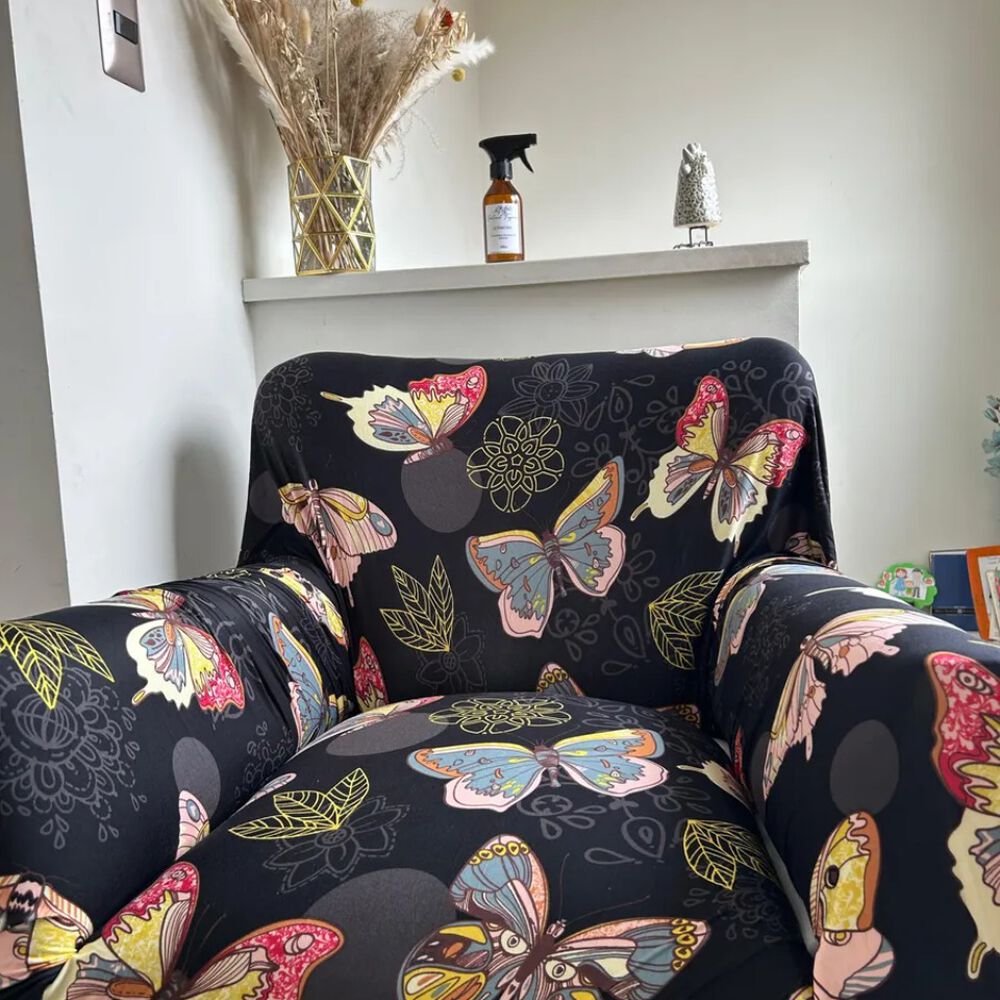 Funda De Sof&aacute; Estampada De 1 Cuerpo image number 1.0