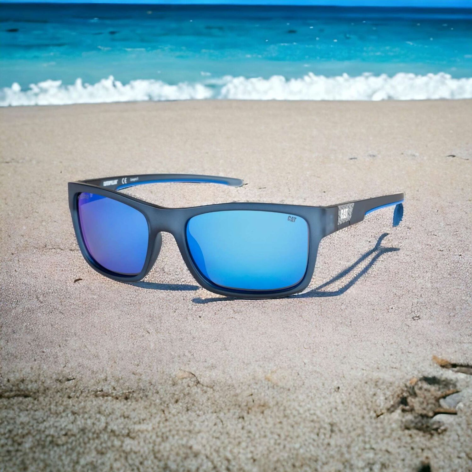 Lentes De Sol Polarizados Cat Cts-coder-106p Azul image number 5.0