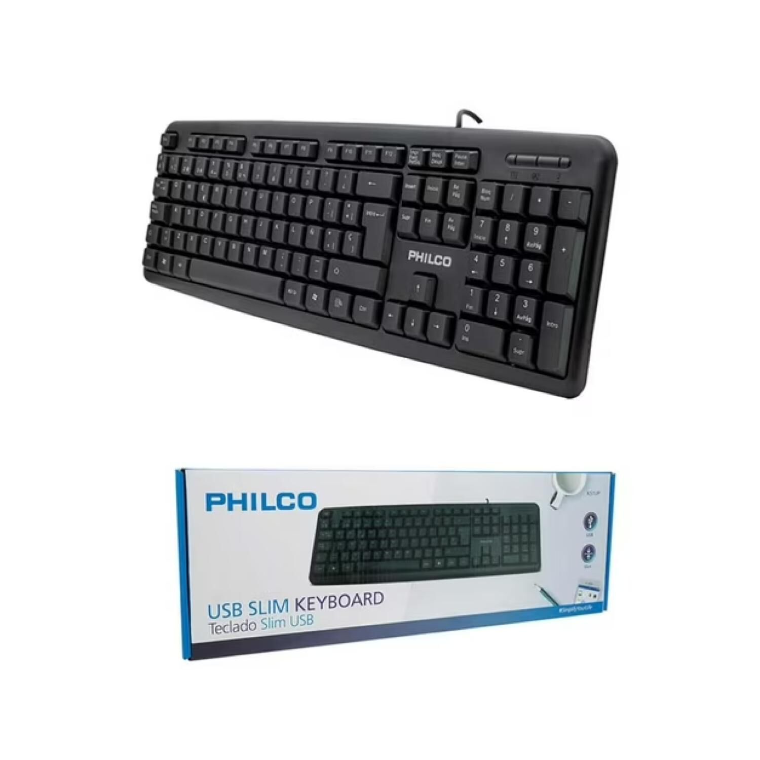 Teclado Standard Usb 105 Teclas Negro image number 3.0