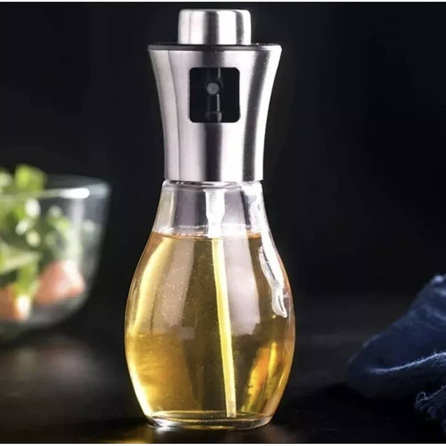 Dispensador Spray Rociador Aceite Vinagre Vidrio Xl 200 Ml image number 1.0