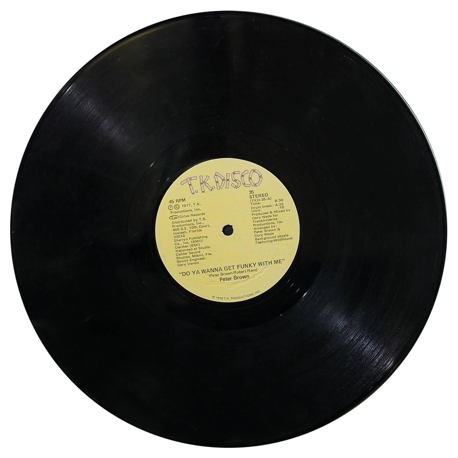 Peter Brown - Do Ya Wanna Get Funky With Me | 12" Maxi Single Usado image number 2.0