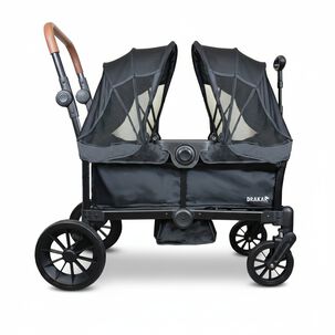Coche Y Carro De Paseo Doble Wagon Drakar Negro