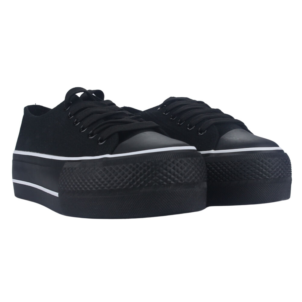 Zapatilla Mujer Chalada Cruni-1 Negro Urbano image number 5.0