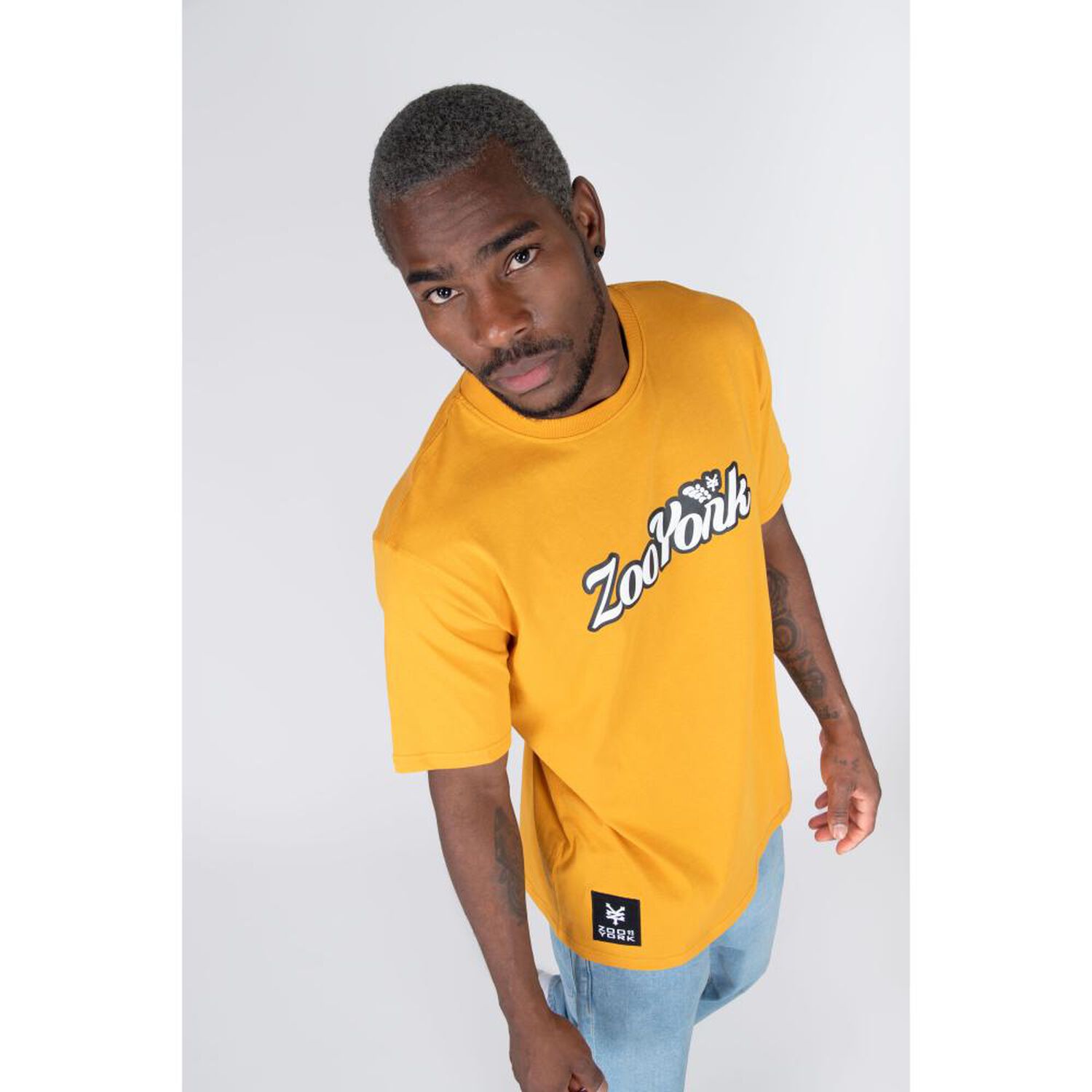 Polera Lisa Manga Corta Cuello Redondo Hombre Zoo York image number 2.0