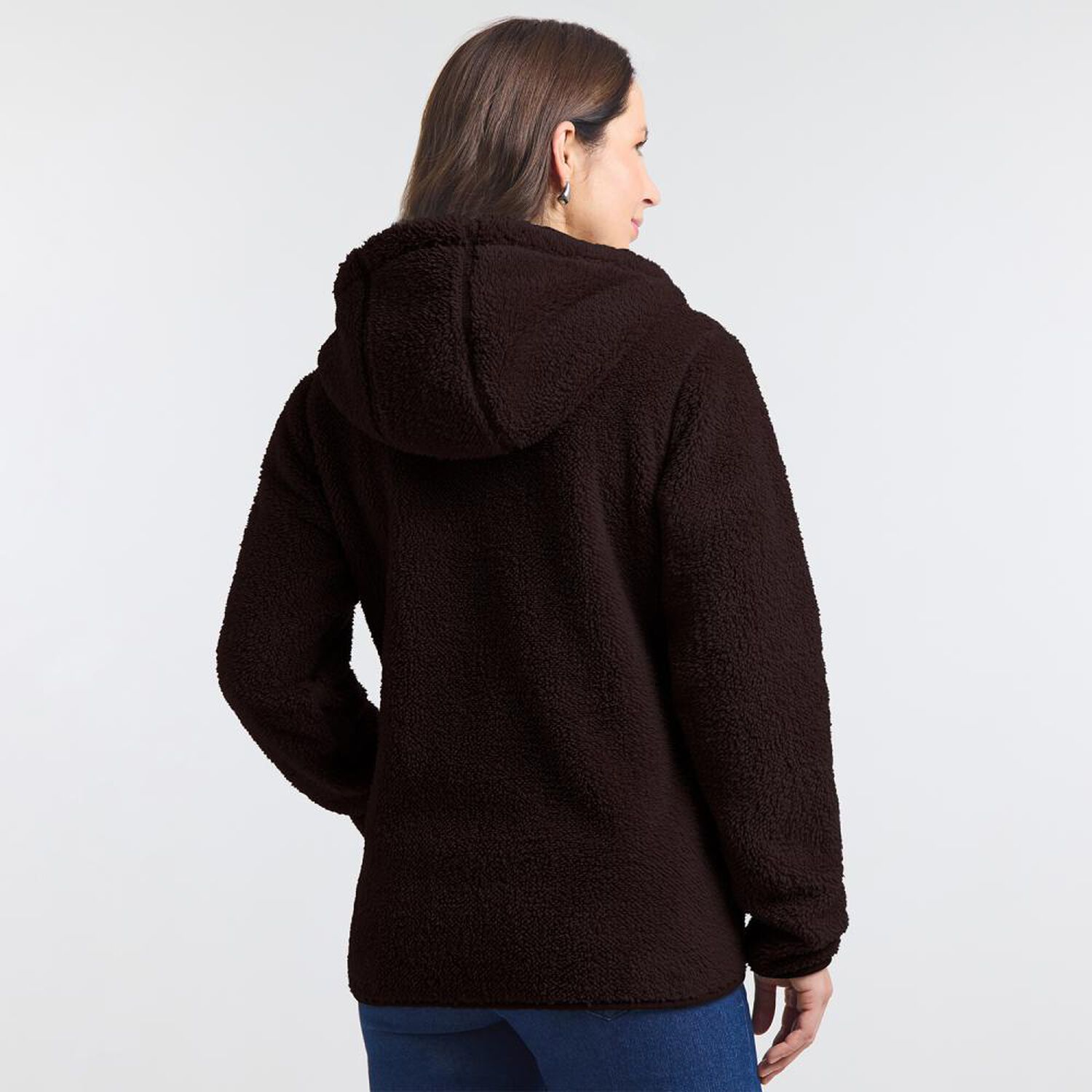 Chaqueta Reversible Regular Cuello Alto Con Capucha Mujer Geeps image number 1.0