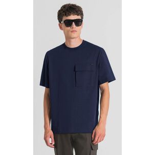 Polera Oversize Manga Corta Cuello Redondo Hombre Hummer