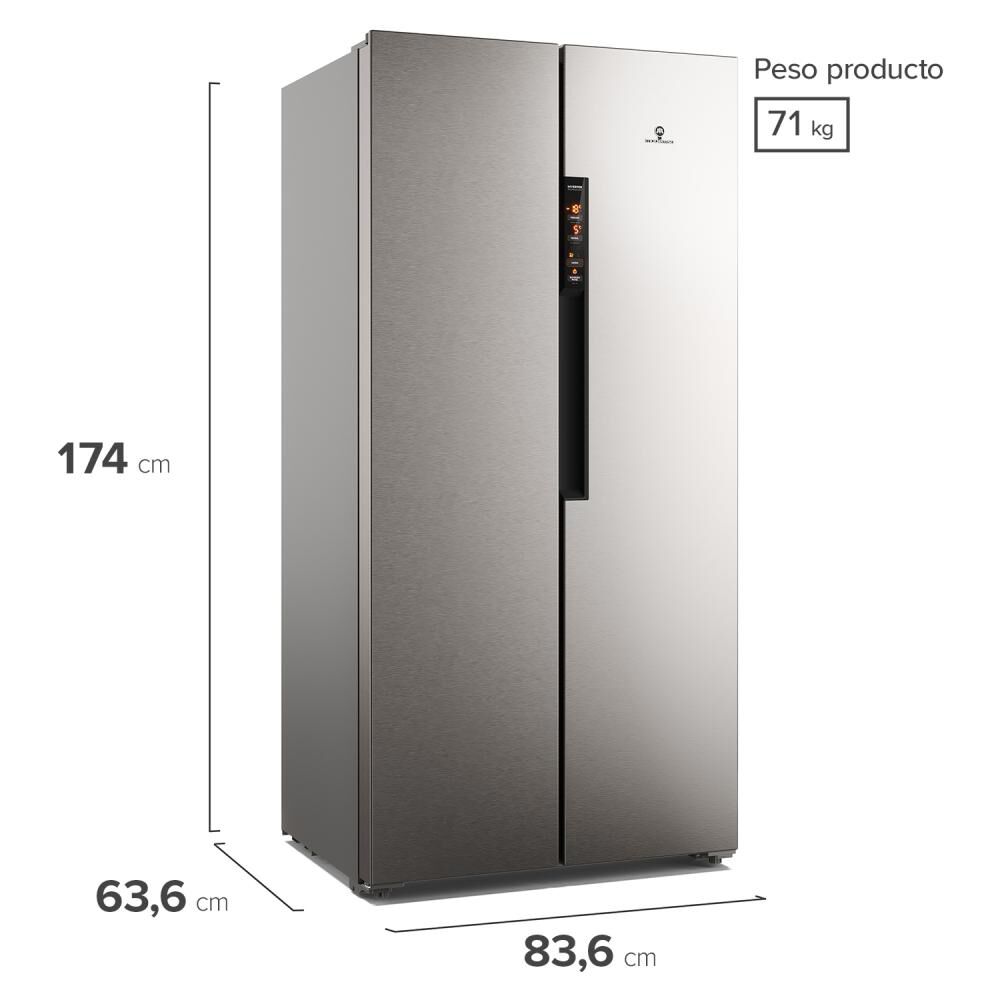 Refrigerador Side By Side Mademsa MAS430 / No Frost / 426 Litros / A+ image number 2.0