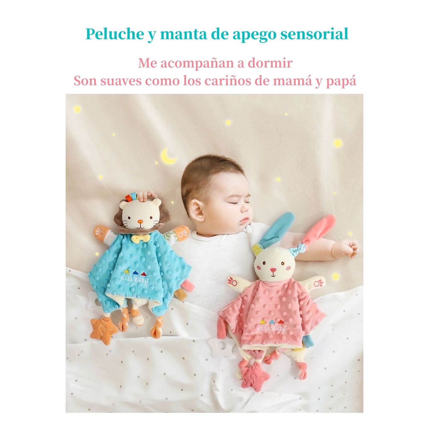 Peluche De Apego Sensorial Algod&oacute;n Zimba Lubabycas image number 2.0