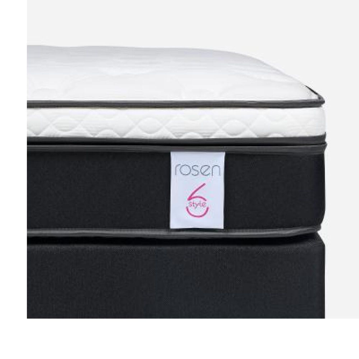 Cama Europea Rosen New Style 6 / 1.5 Plazas / Base Normal image number 14.0