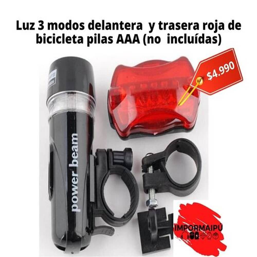 Luz Linterna Led Para Bicicleta Delantera Y Trasera image number 4.0