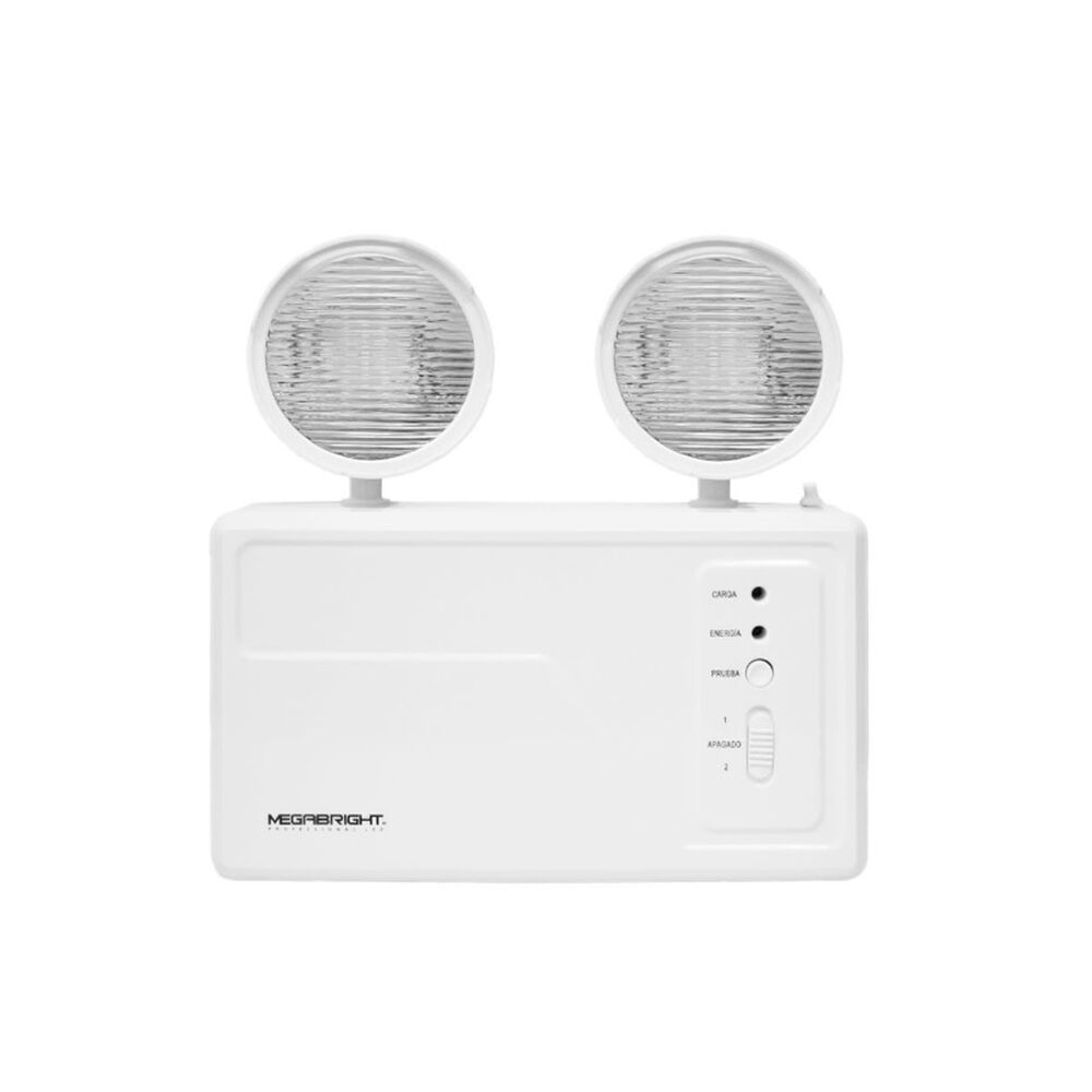 Lámpara De Emergencia Megabright 2 Focos 3003000 image number 1.0