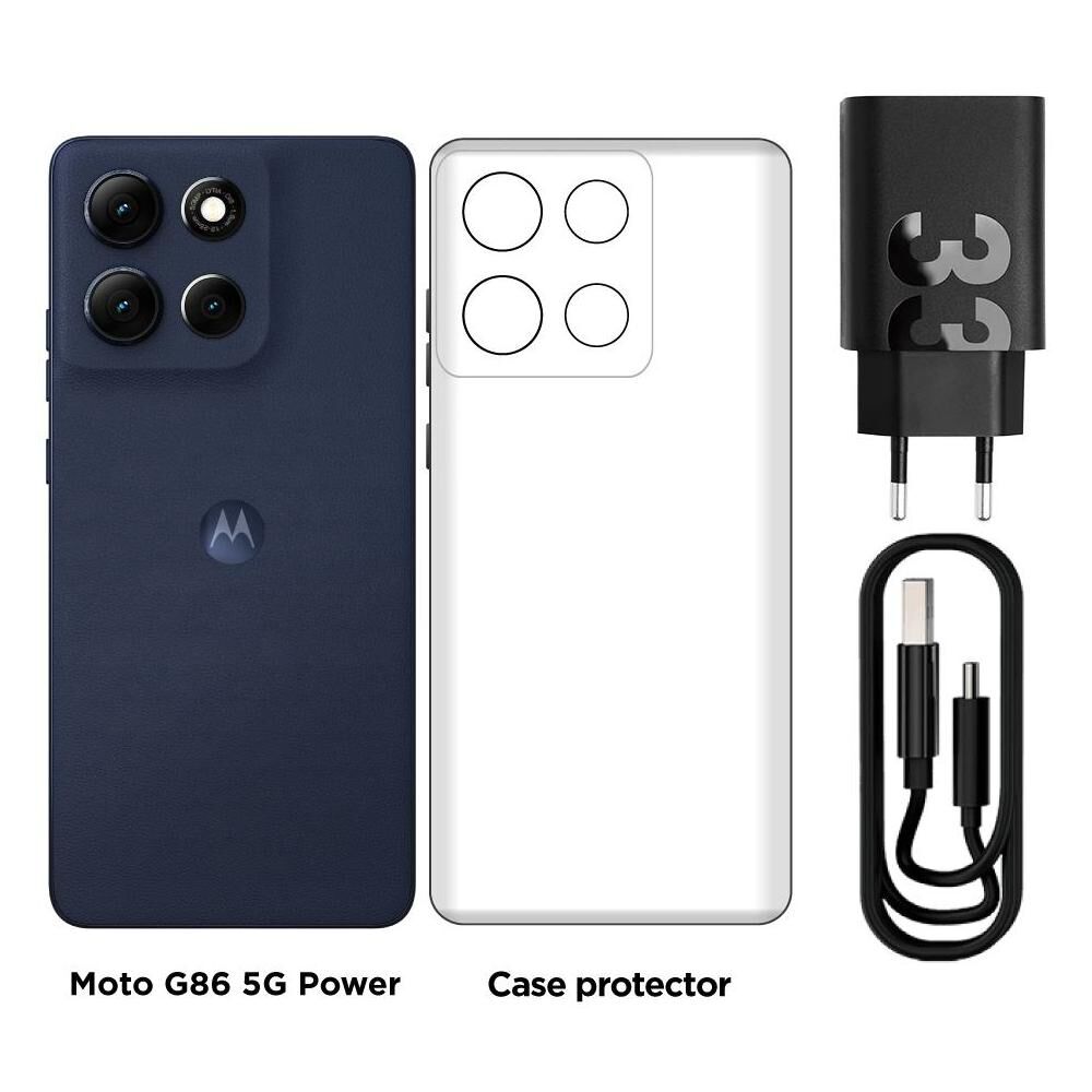 Smartphone Motorola Moto G86 Power / 5G / 256 GB / Azul / Liberado image number 4.0