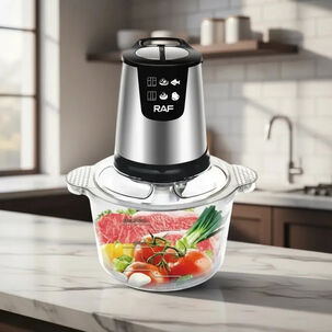 Procesador De Alimentos Raf Base Vidrio 800w 2l