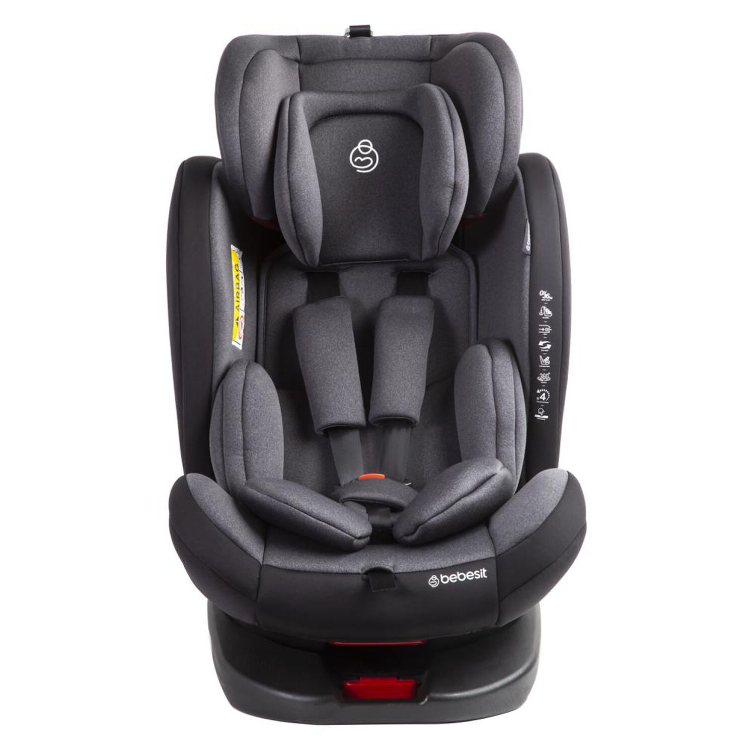 Silla De Auto Convertible Saturn Bebesit Grey-black image number 5.0