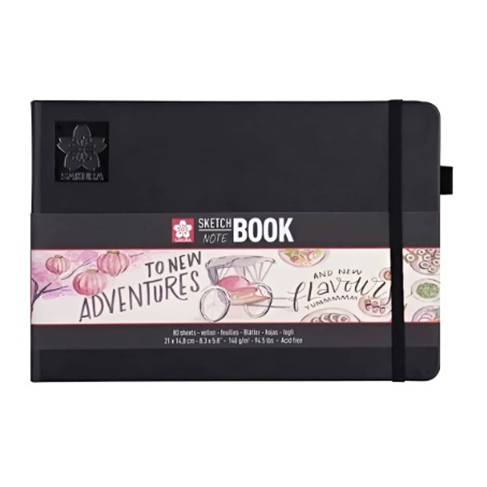 Sakura Hojas Blanco Crema 80 Hojas 14.8cm X 21cm image number 0.0