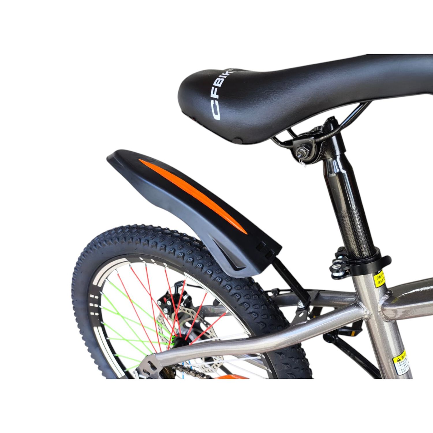 Bicicleta Aro 20 Cfeng Con Freno Disco Gris image number 7.0
