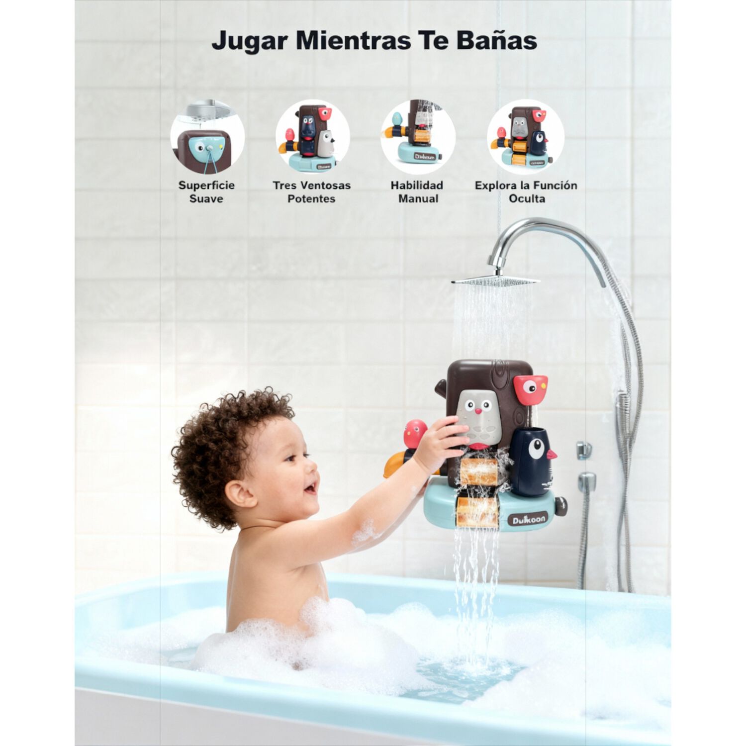 Juguete De Ba&ntilde;o Pajaritos Para Ba&ntilde;era Ducha Para Bebe Y Ni&ntilde;os image number 2.0