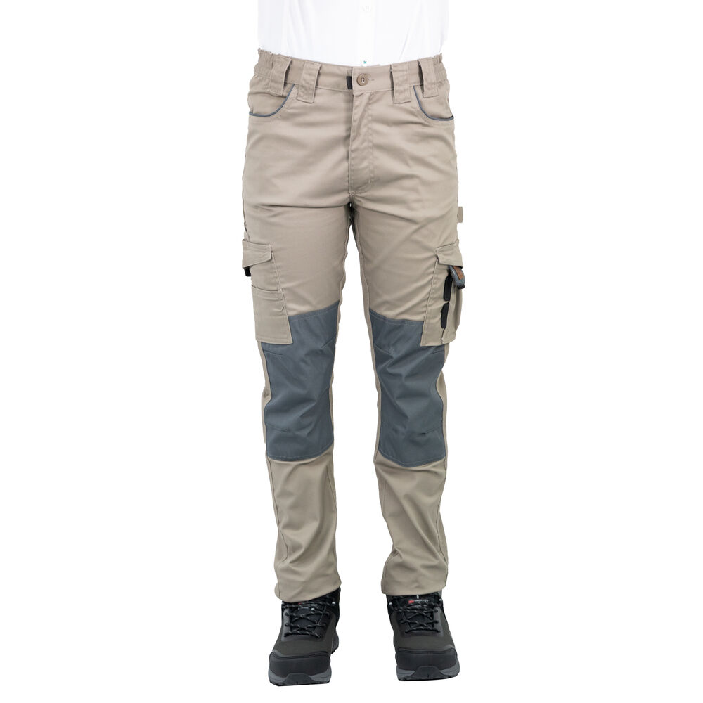Pantalón Cargo Hw Dakota Spandex Cafe Mujer image number 0.0