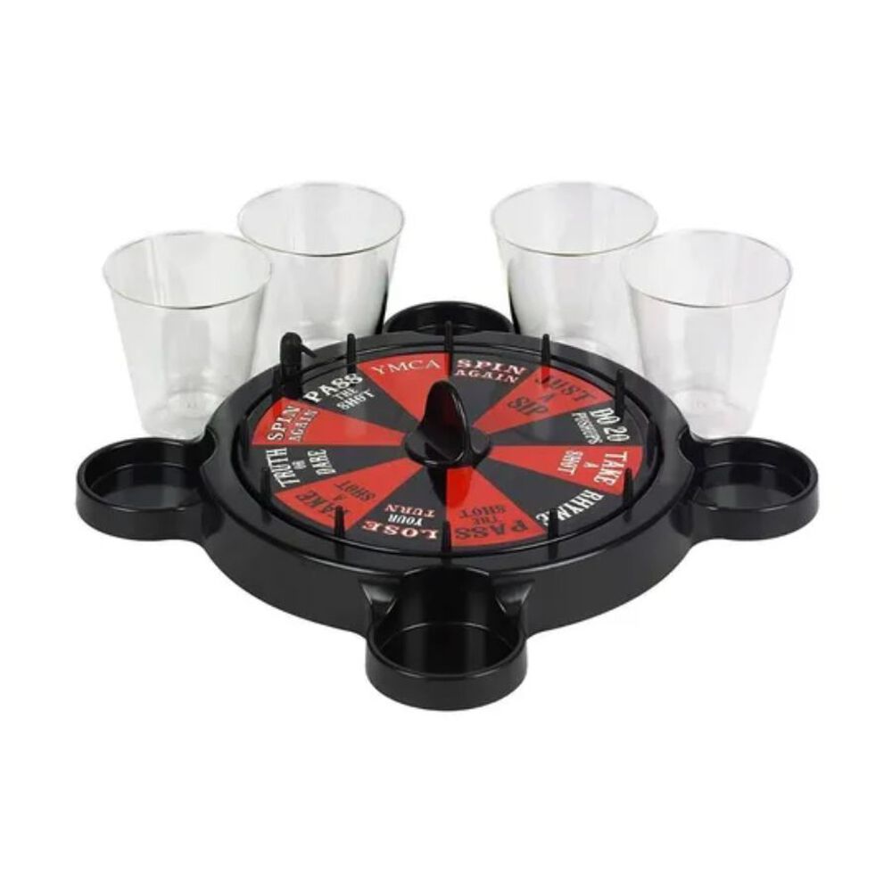 Juego De Mesa Para Tomar 4 Vasos Ruleta Rusa Shots image number 0.0