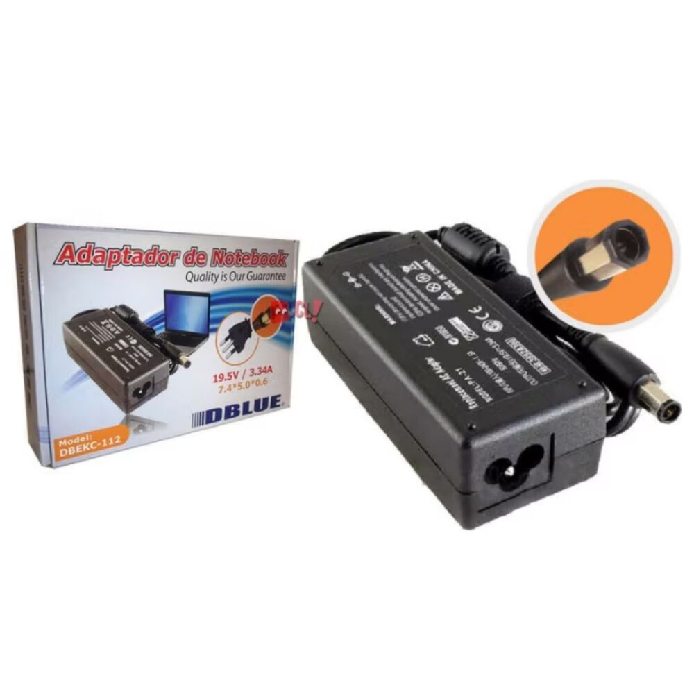 Cargador Notebook Para Equipos Dell 19.5v / 3.34a Octagonal image number 6.0