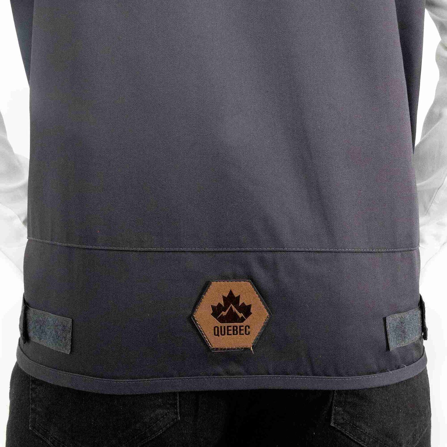 Chaleco Ge&oacute;logo Gabardina Quebec Gris image number 6.0