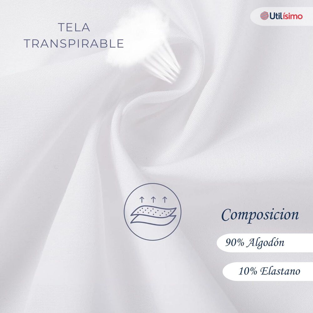 Pack 3 Blusas Escolares Camisa Blanca Manga Larga Colegio Para Ni&ntilde;as Y Juvenil image number 9.0