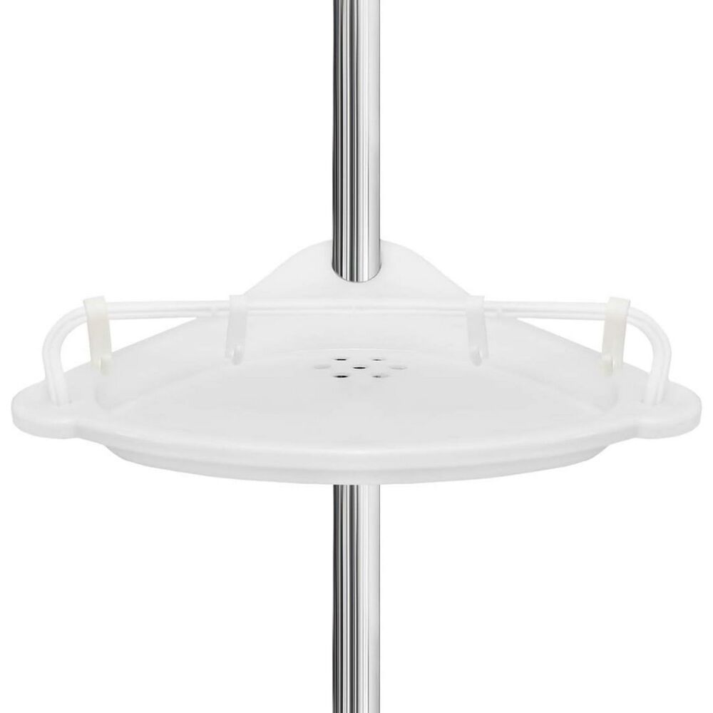Esquinero Organizador Baño Ducha Multiuso 4 Repisas Ajustable image number 1.0