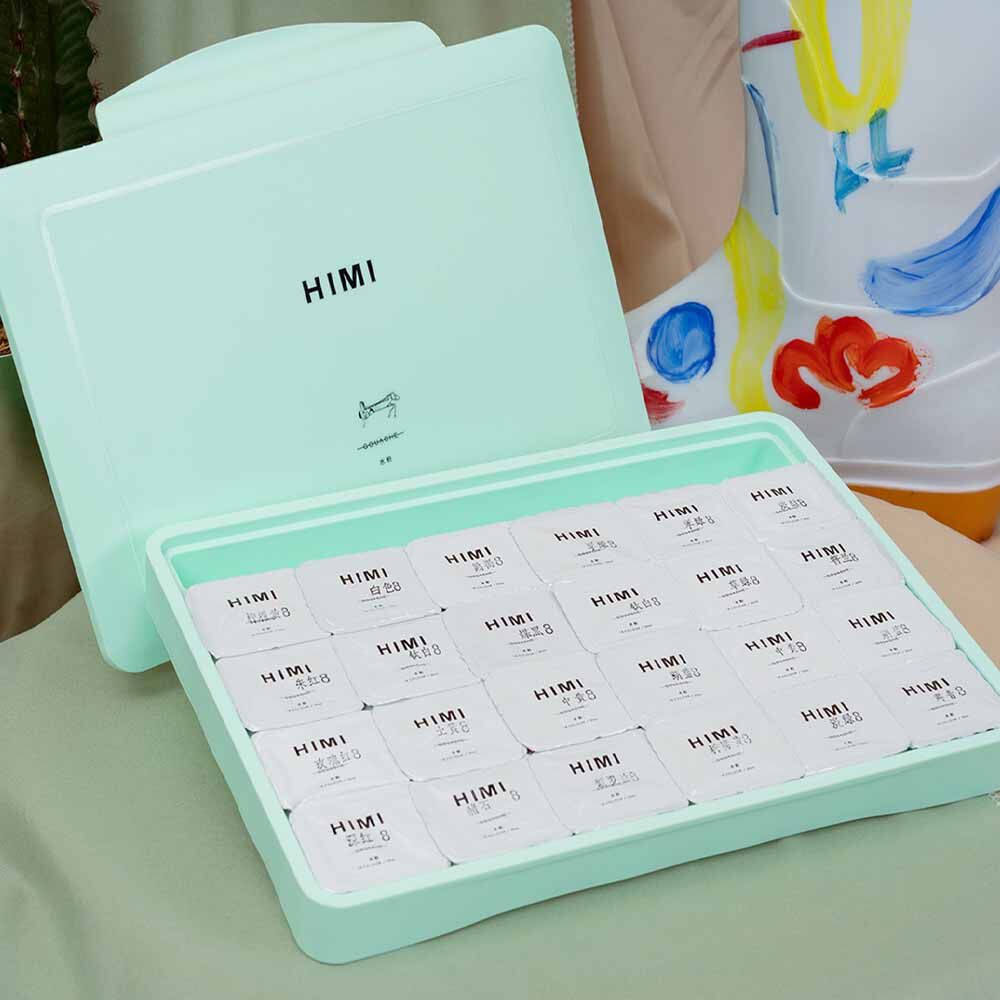 Set Miya Gouache 24 Colores / 30gr Sin Pinceles Verde image number 5.0