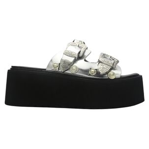 Sandalia Mujer Casual Plateada Chalada Way-20