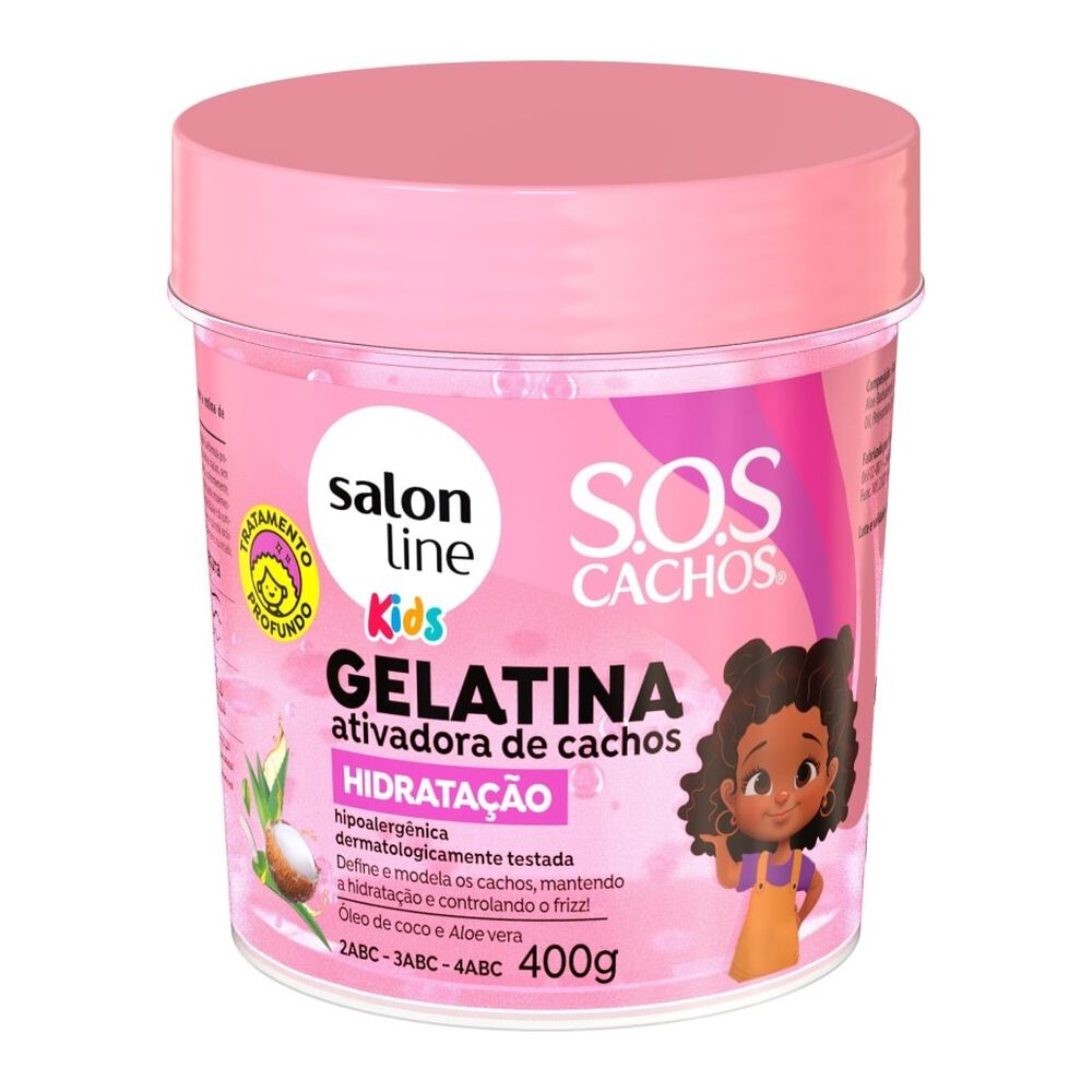 Sos Cachos Gel Hidratacion Kids 400 G Salon Line image number 0.0