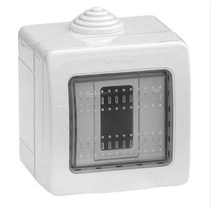 Caja Contenedor Hidrobox Sobrepuesta 1 Modulo Matix Ip55 25501 Bticino