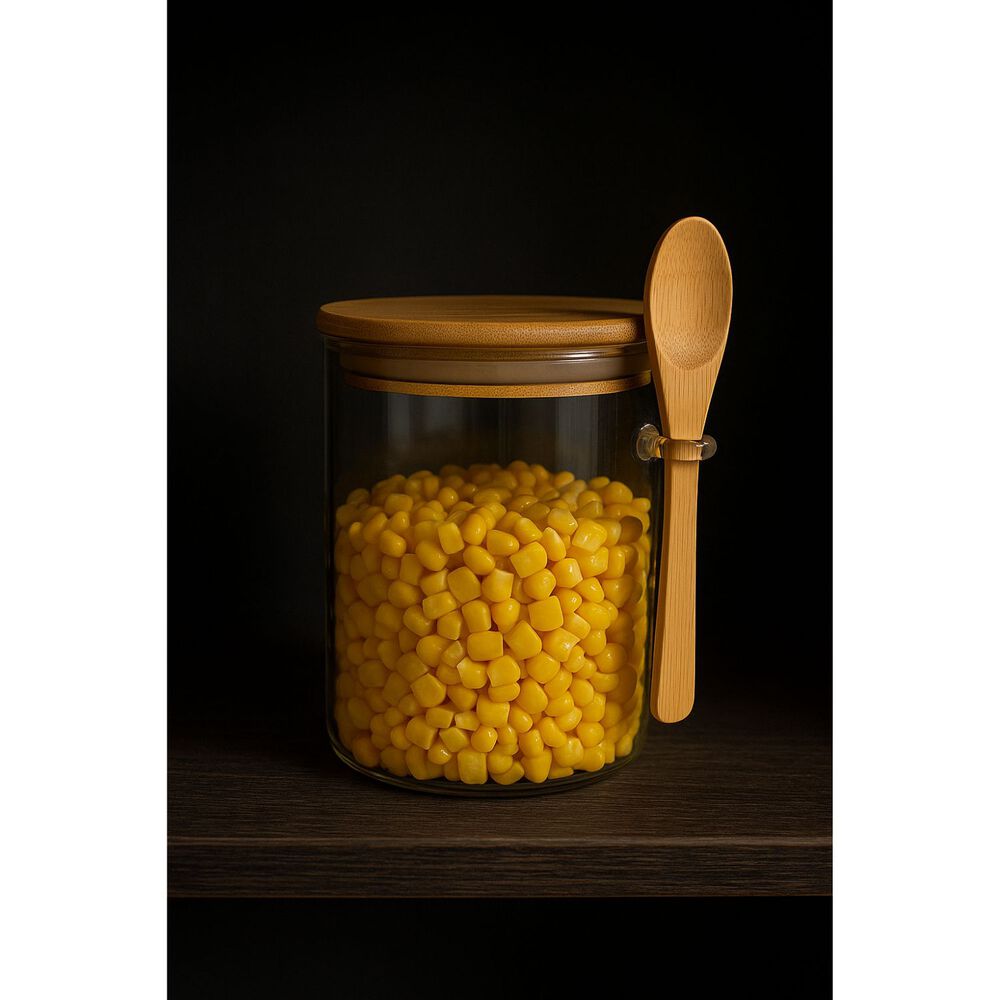Set 3 Frasco Contenedor Hermetico 700ml 15cm Redondo Cuchara image number 2.0