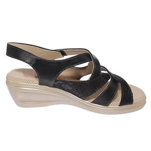 Sandalia Confort Negro Hualun Art: 51303black