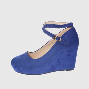 Zapato Plataforma Azul Heriel Art. 5h6393blue
