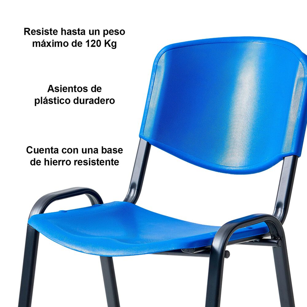 Silla Visita Iso Azul image number 2.0