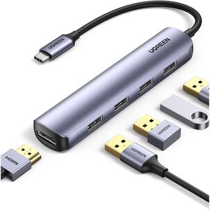 Hub Ugreen Tipo C 5 En 1