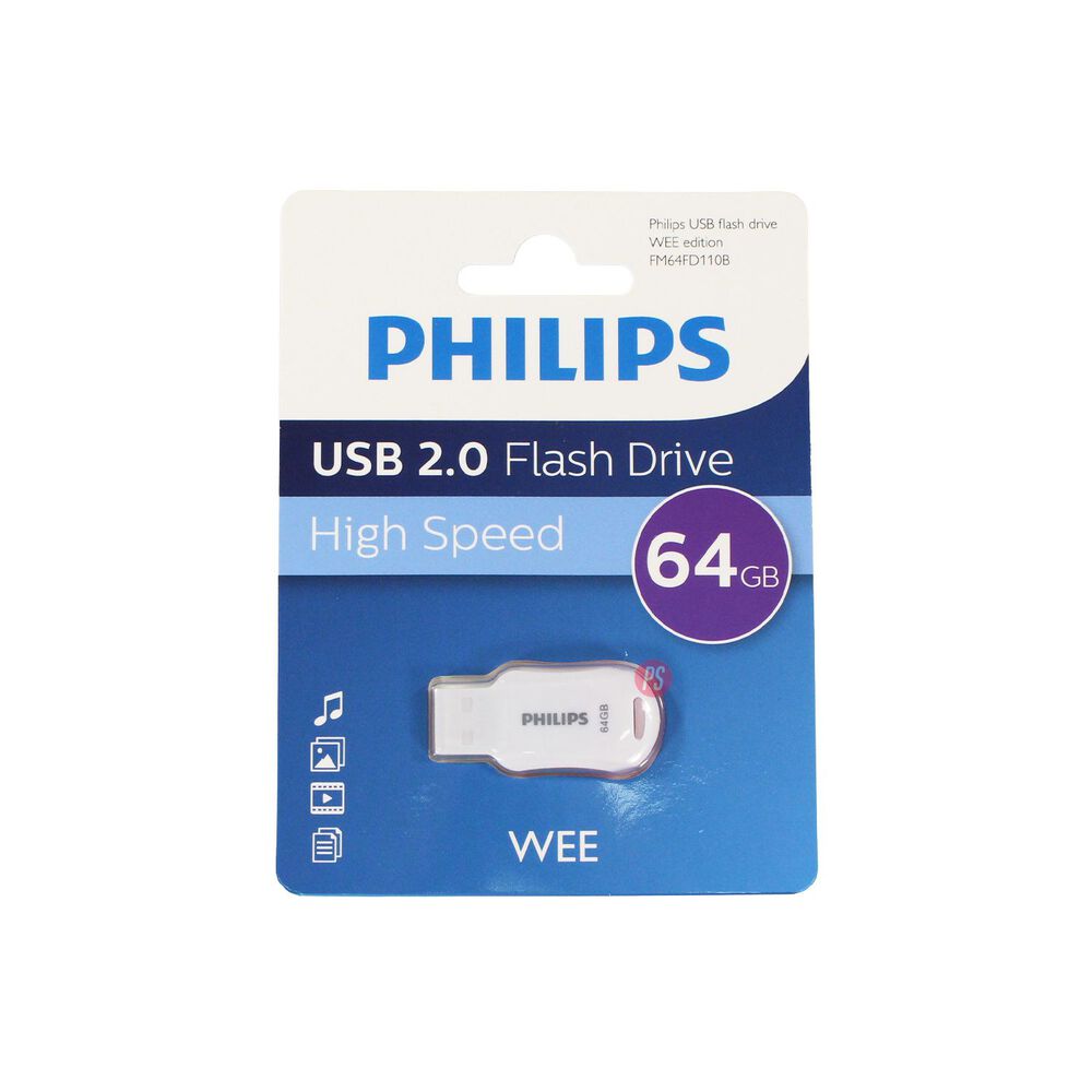Philips Pendrive Wee 64gb Usb 2.0 Portátil - Ps image number 2.0