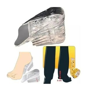 Plantillas Aumenta Estatura Altura Talonera Ajustable Unisex