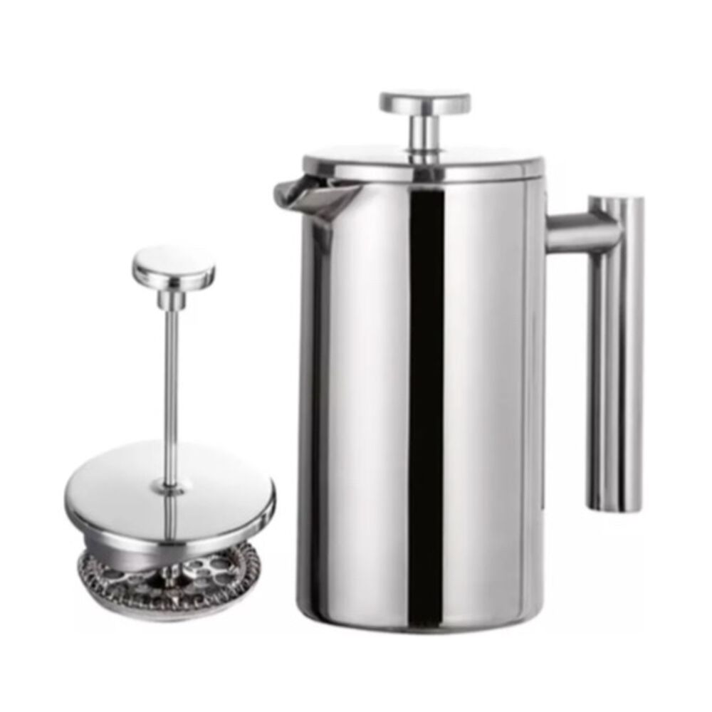 Cafetera Manual Prensa Francesa Para Cafe - Acero Inoxidable image number 1.0