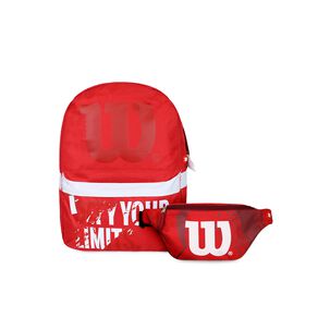 Pack Wilson Mochila Defy + Banano Oslo Rojo