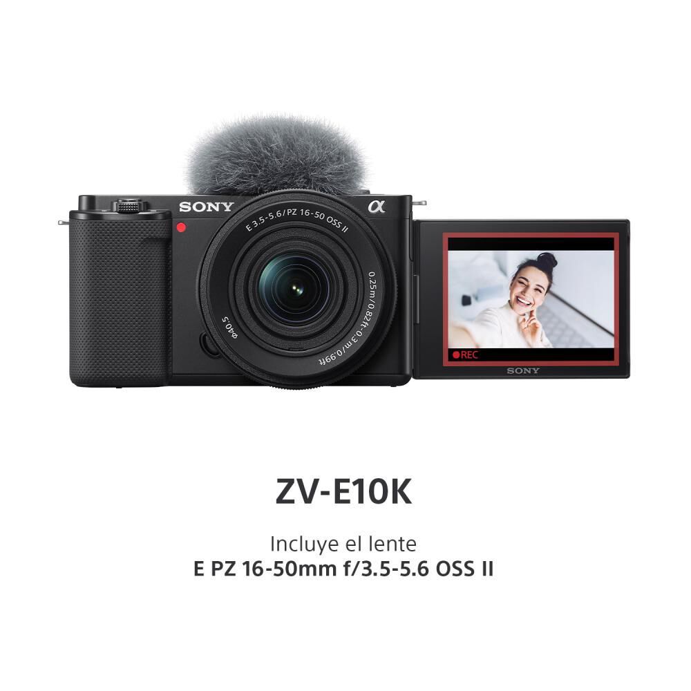 C&aacute;mara Semiprofesional Sony ZV-E10K/BQ E / 4k UHD image number 0.0