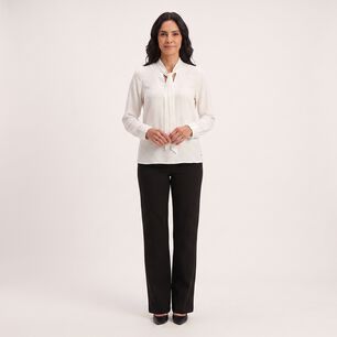 Blusa Manga Larga Cuello V Mujer Lorenzo Di Pontti