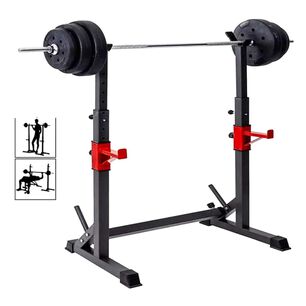 Rack Squat Sentadillas Ajustable Barra Pesas Pre Y Olimpica