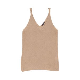 Polera Tejida Sin Mangas Cuello V Mujer Kimera